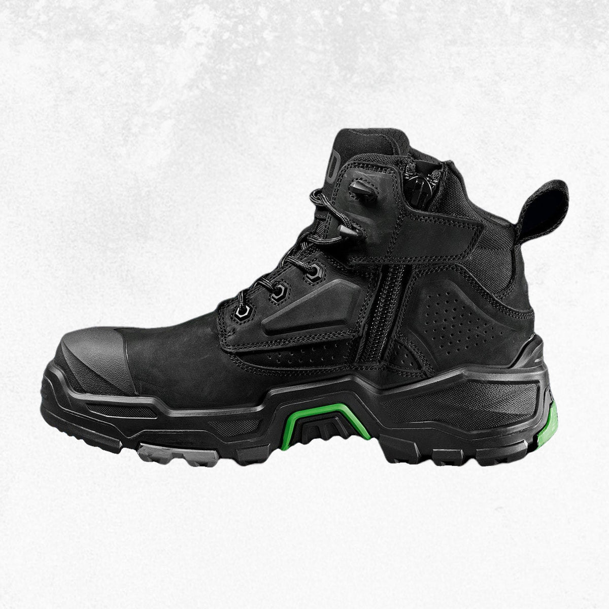 FXD DURA X-2 Mid Cut Work Boot Black 2