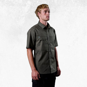 FXD SSH-3 Vented Tech Short Sleeve Shirt Green 5