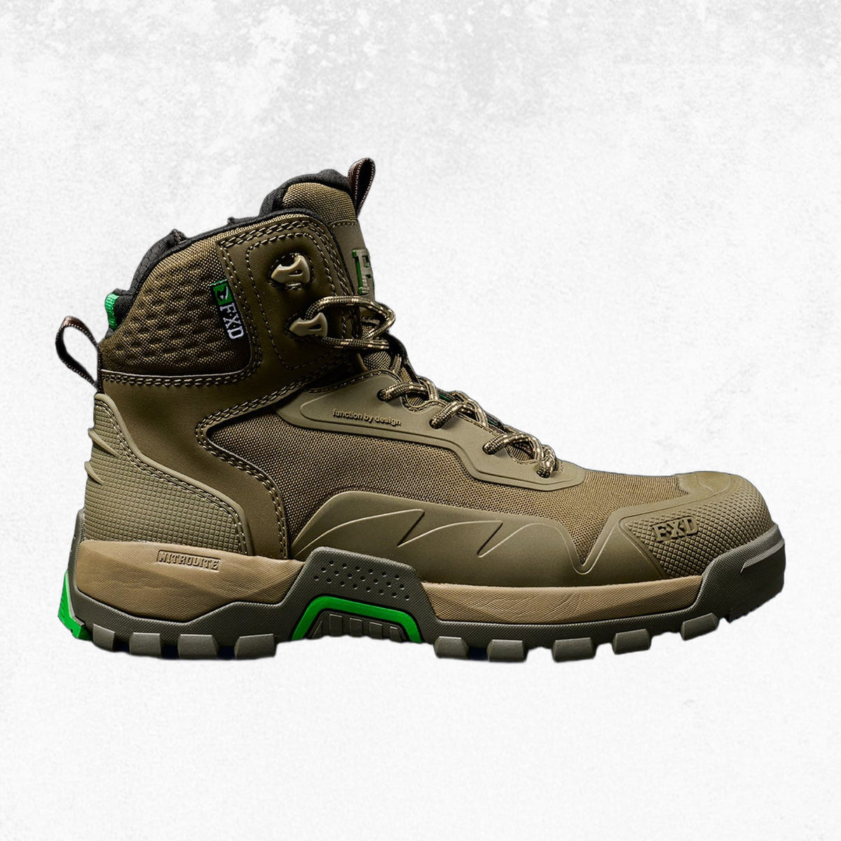 FXD WB-6 Work Boot Military Green 1