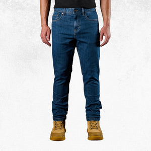 FXD WD-4 Coolmax Stretch Denim Straight Fit Jeans Mid Blue 2