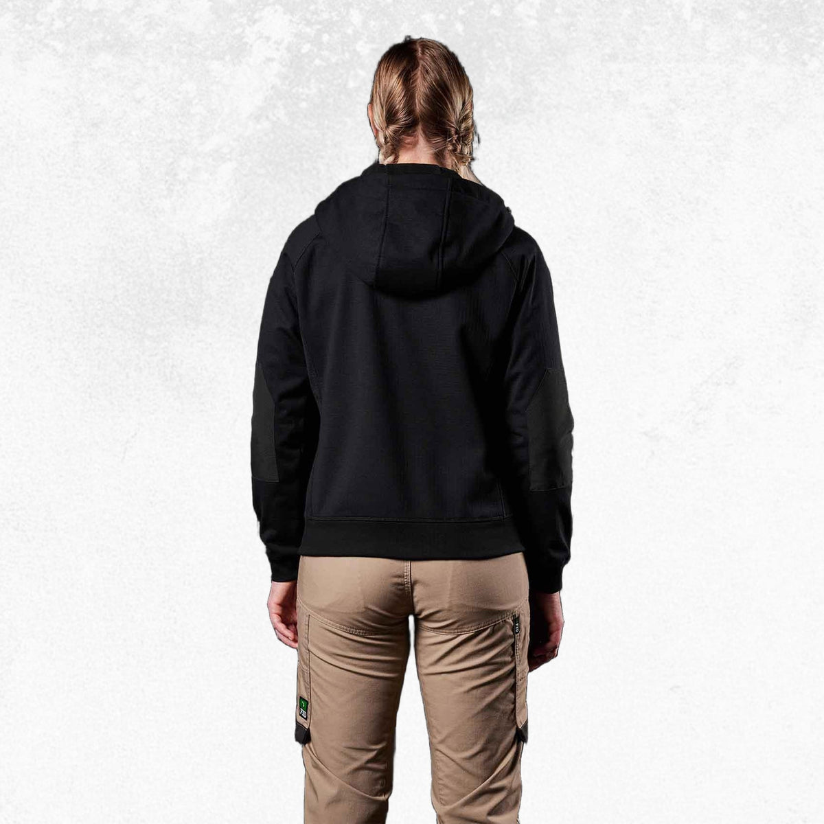 FXD WF-3W Women's Work Fleece Hoodie Black 4