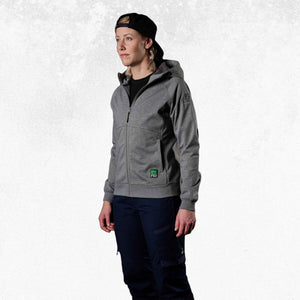 FXD WF-3W Women's Work Fleece Hoodie Charcoal Marle 2