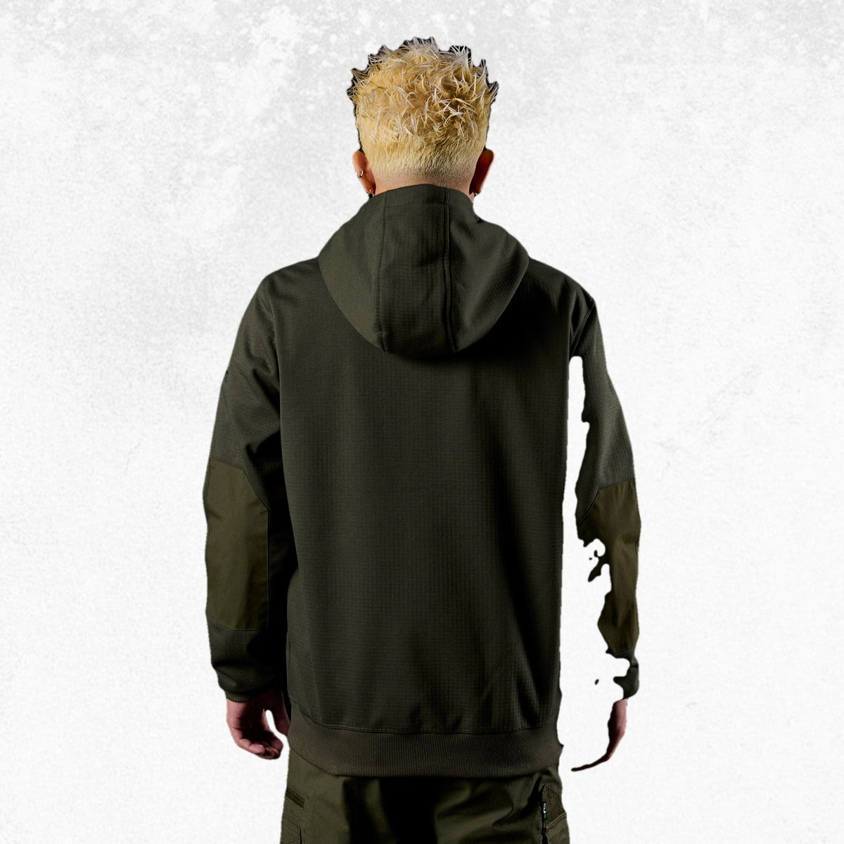 FXD WF-3 Fleece Hoodie Green 3