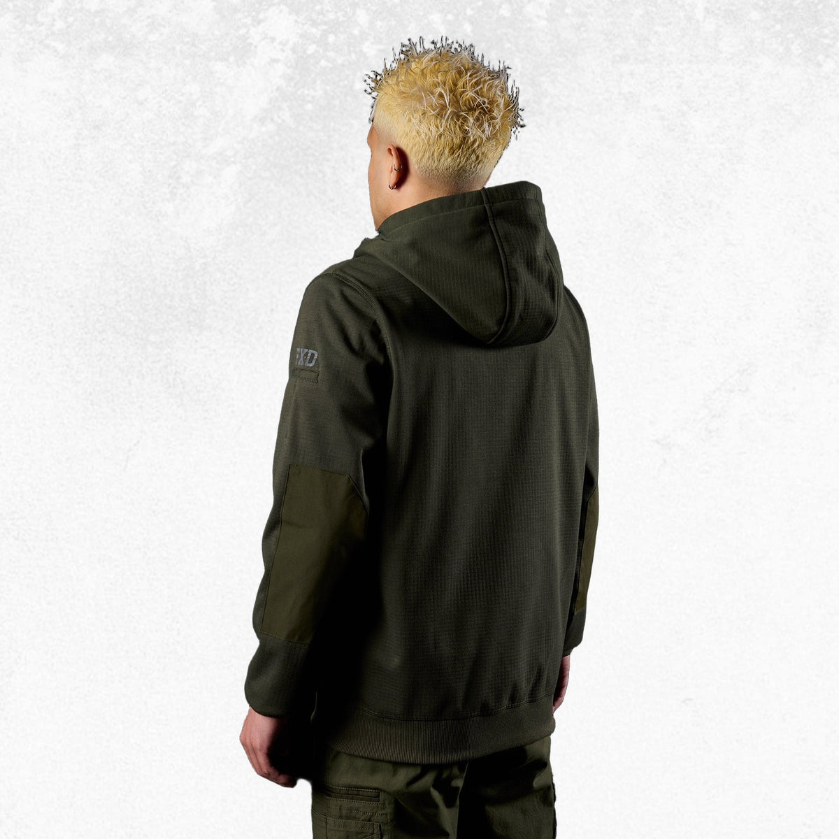 FXD WF-3 Fleece Hoodie Green 6