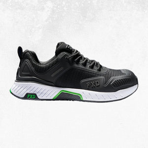 FXD WJ-1 Jogger Safety Shoe Black White 1