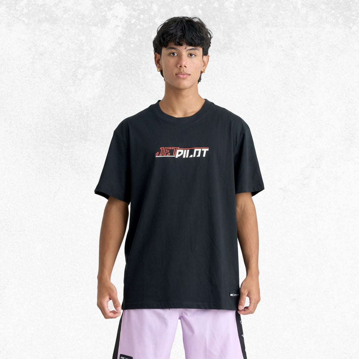 JetPilot Two Tone Tee Black 1