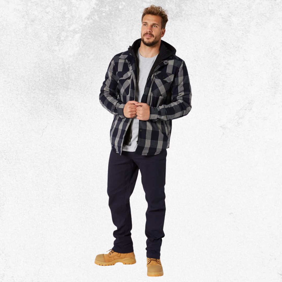Jetpilot Quilted Men's Flannel Jacket