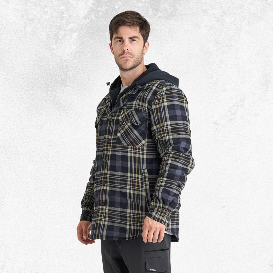 Jetpilot Quilted Men's Flannel Jacket