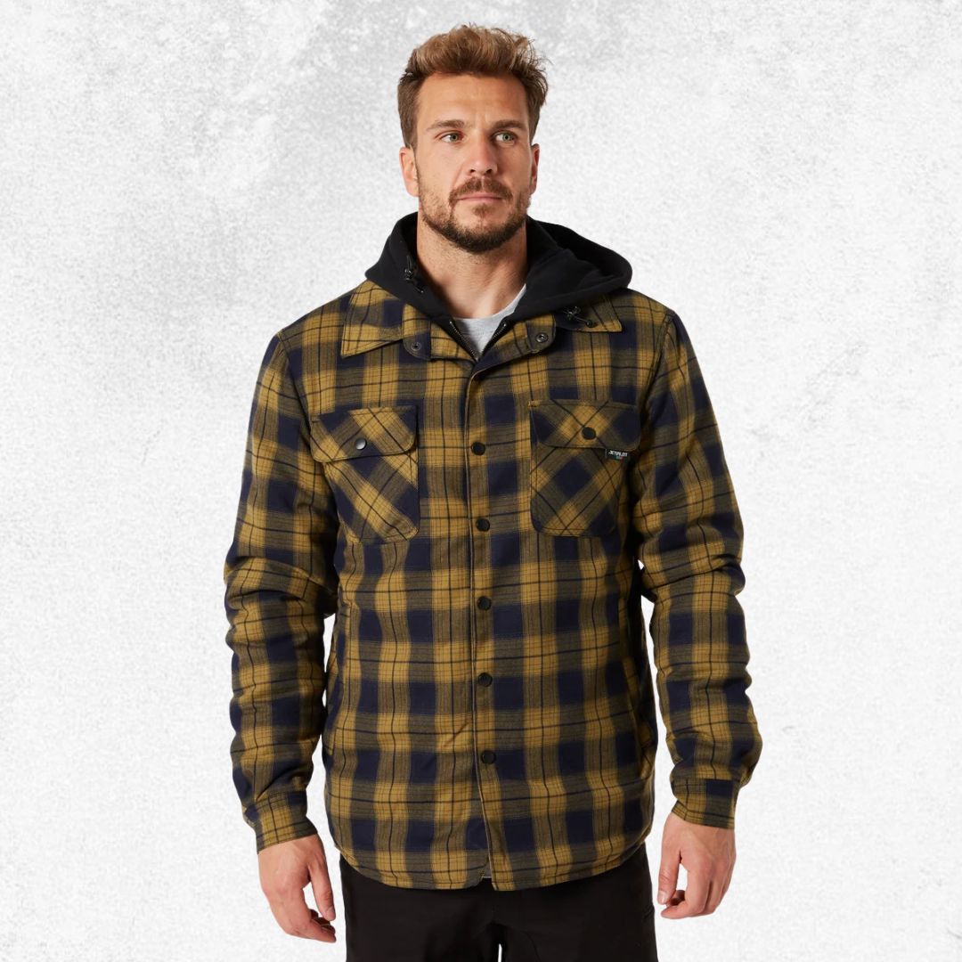 Jetpilot Quilted Men's Flannel Jacket