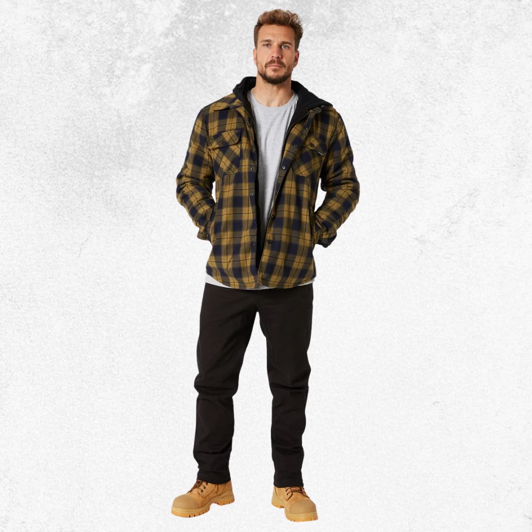 Jetpilot Quilted Men's Flannel Jacket