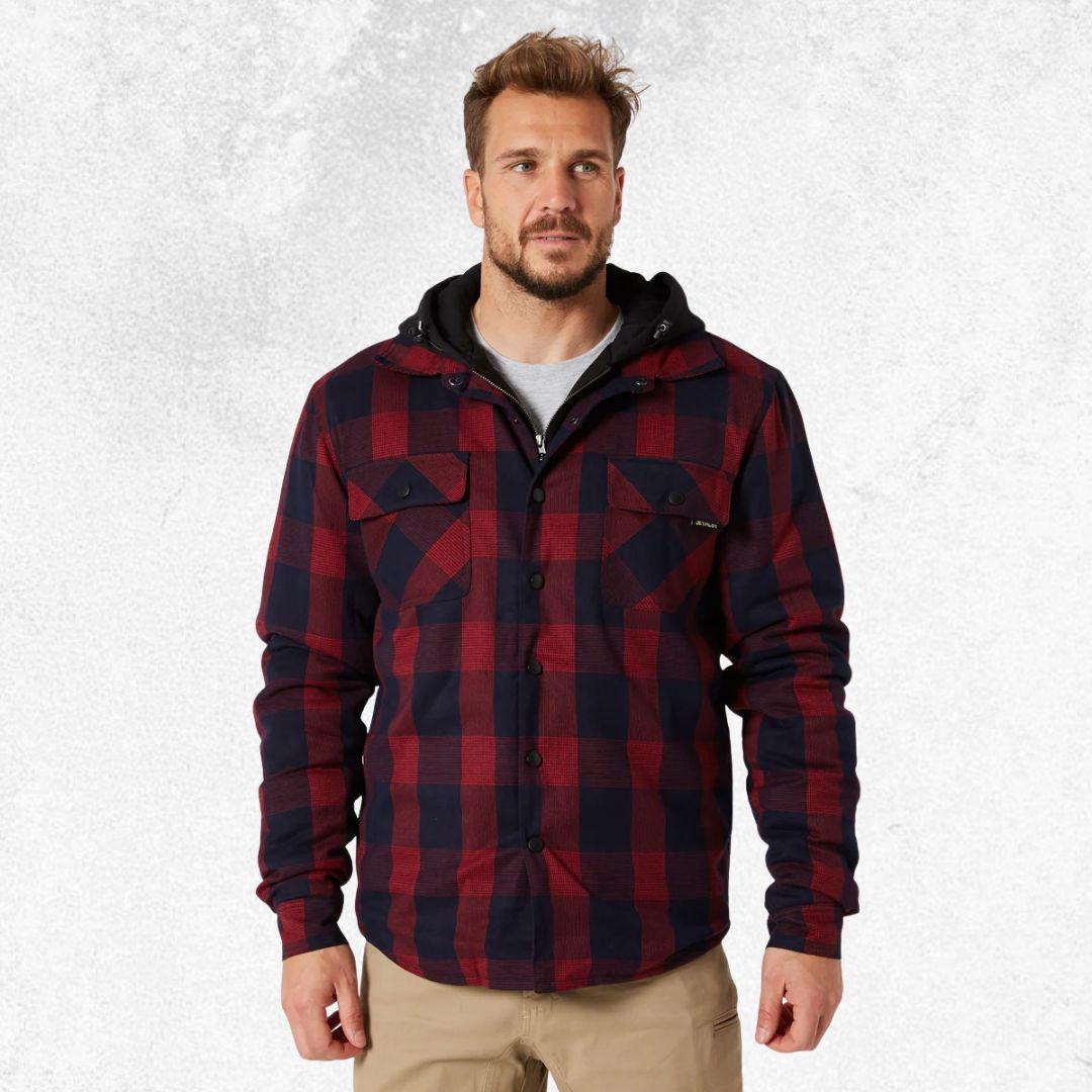 Jetpilot Quilted Men's Flannel Jacket