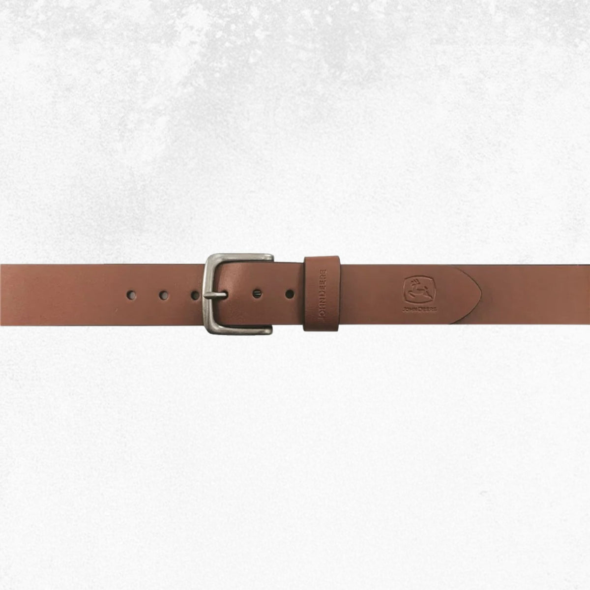 John Deere 38mm Leather Belt