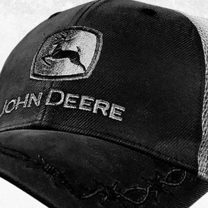 John Deere Oilskin Trucker Mesh Cap
