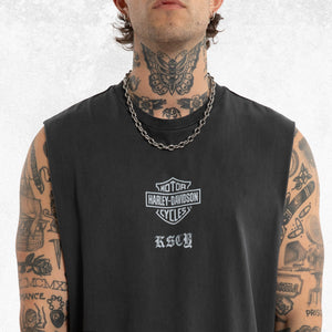 Kiss Chacey Harley-Davidson Idle Relaxed Muscle Pigment Black 3