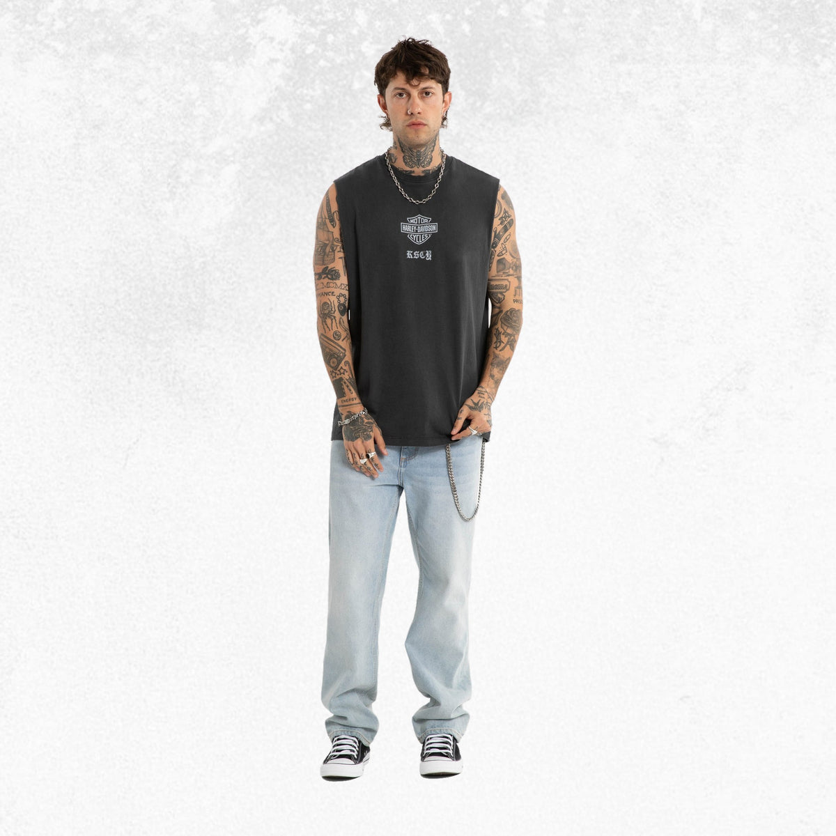 Kiss Chacey Harley-Davidson Idle Relaxed Muscle Pigment Black 4