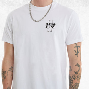 Kiss Chacey Hunter Dual Curved Tee Optical White 3