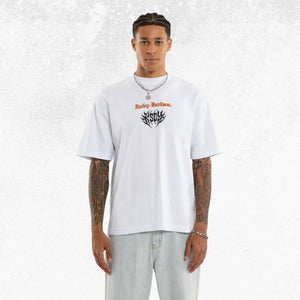 Kiss Chacey x Harley-Davidson Burnout Street Tee Optical White 5