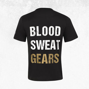 Mack Cotton Crew Neck Short Sleeve T-Shirt - Blood Sweat Gears