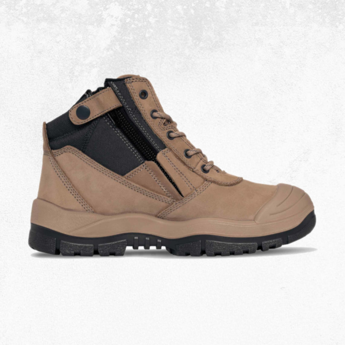 Mongrel 461060 - Zipsider Boot with Scuff Cap