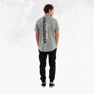 Nena & Pasadena Smouldr Dual Curved Tee Pigment Neutral Grey 4