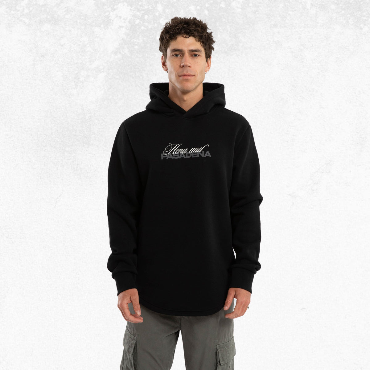 Nena & Pasadena Umbran Dual Curved Hoodie Jet Black 1