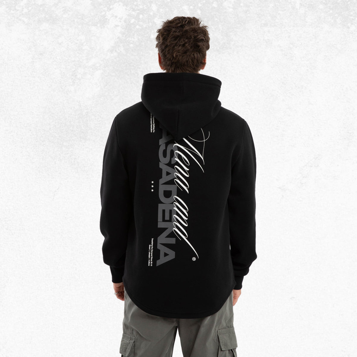 Nena & Pasadena Umbran Dual Curved Hoodie Jet Black 2