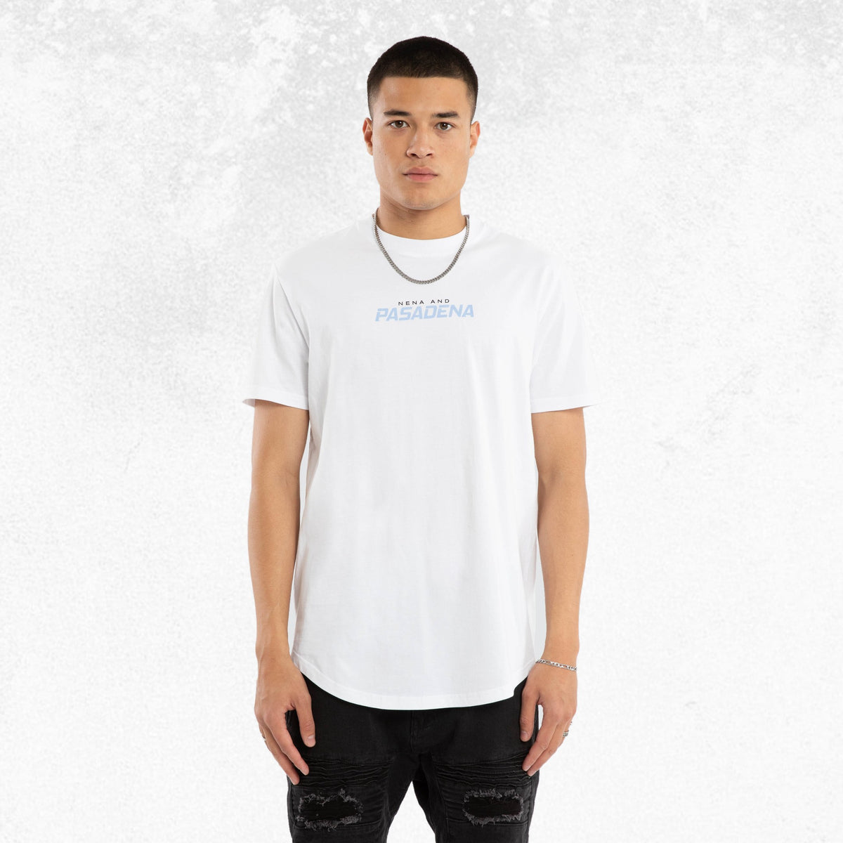 Nena & Pasadena Unified Dual Curved Tee Optical White 1