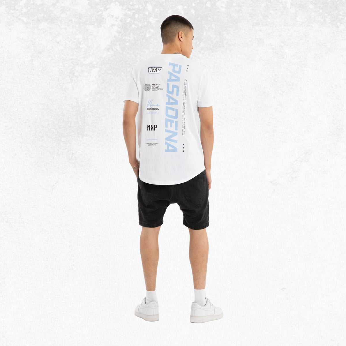 Nena & Pasadena Unified Dual Curved Tee Optical White 5