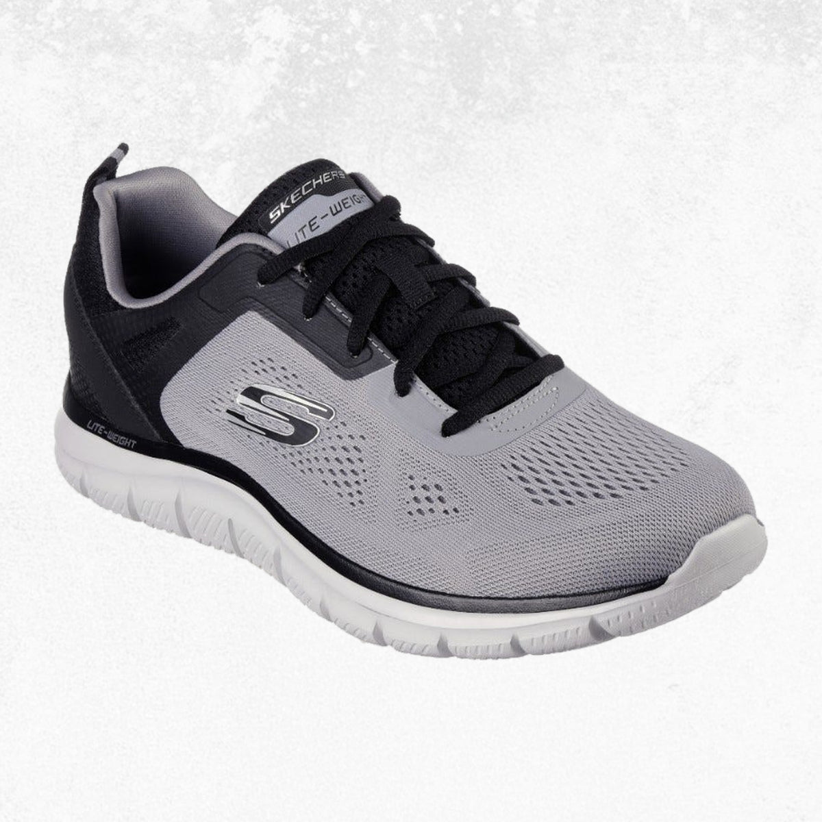 Skechers Track - Broader Grey-Black 1