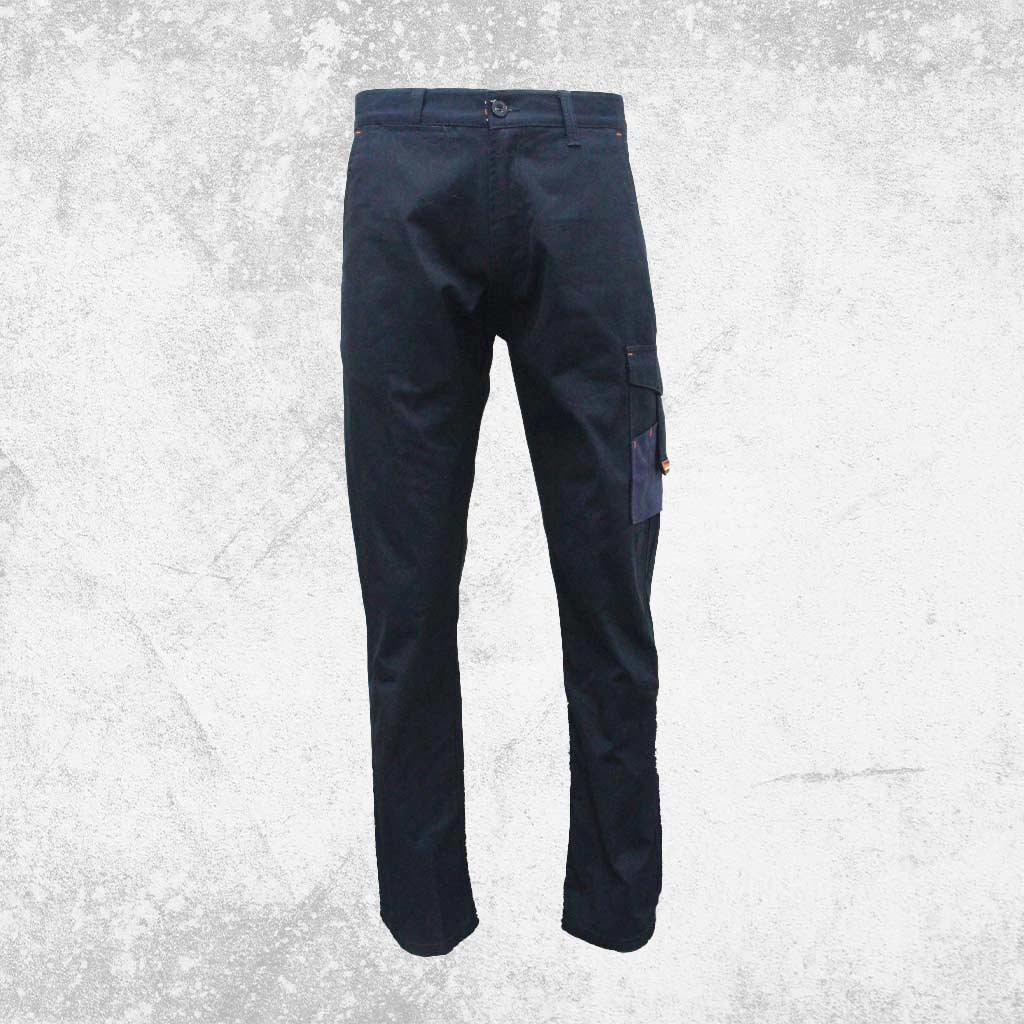 Tough Inc Cotton Canvas Work Pants Navy