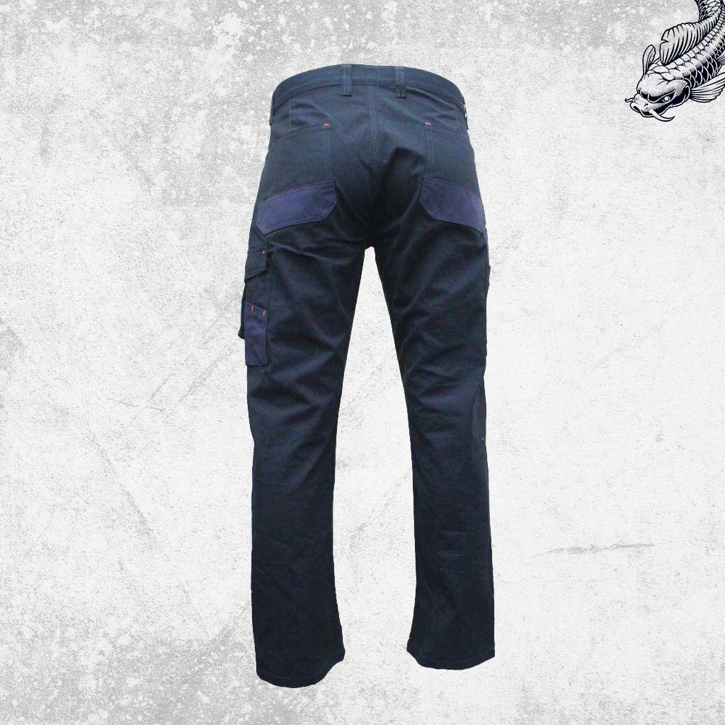 Tough Inc Cotton Canvas Work Pants Navy