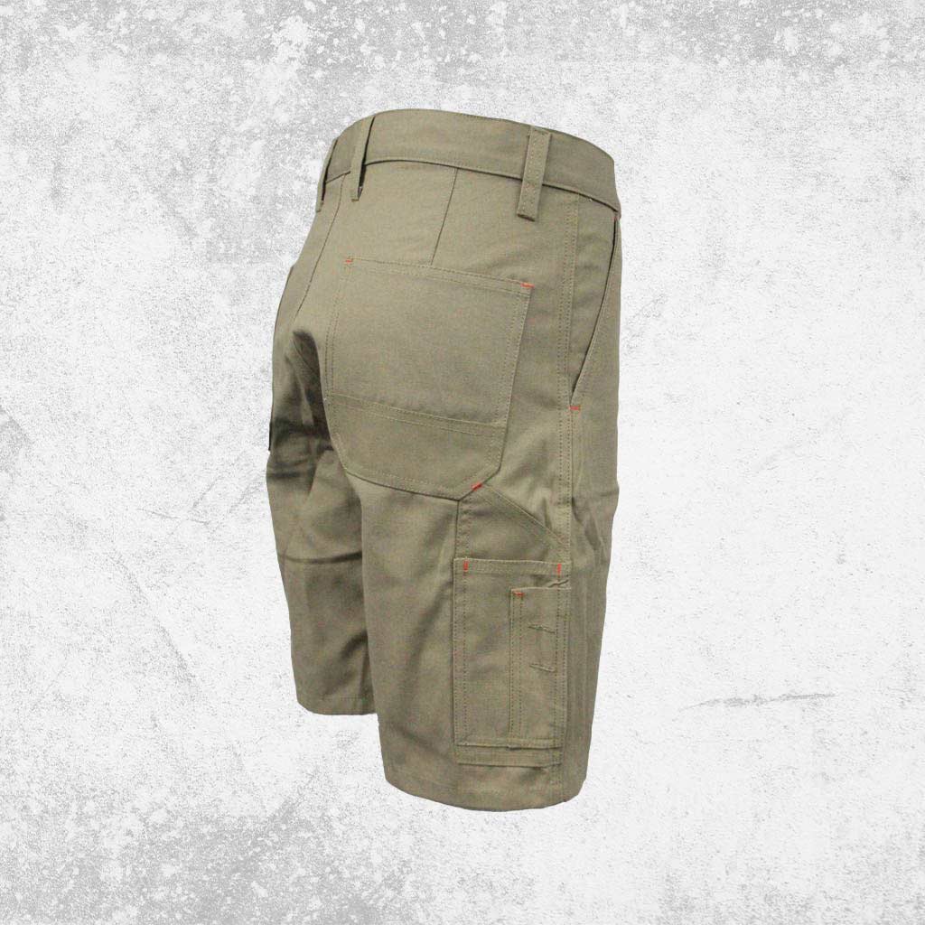 Tough Inc Cotton Canvas Work Short Khaki