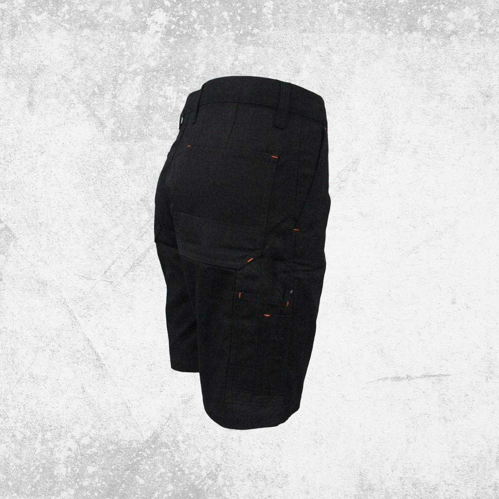 Tough Inc Cotton Canvas Work Short Black