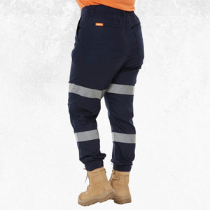 Zadie Middy Mid-Rise Reflective Taped Pants