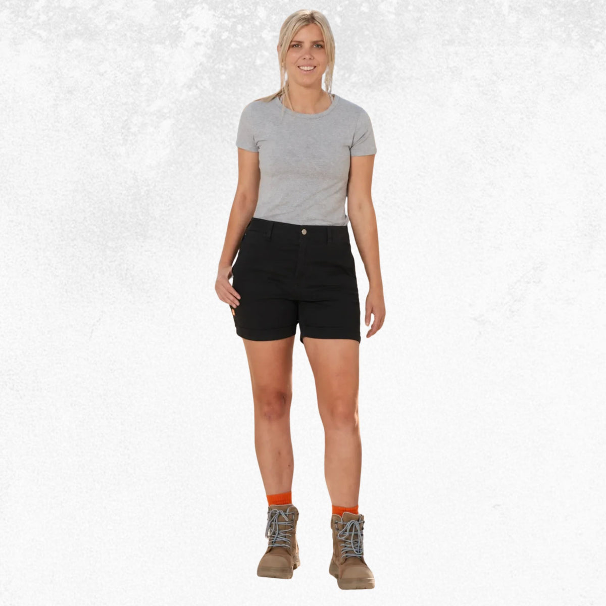 Zadie Middy Mid-Rise Shorts