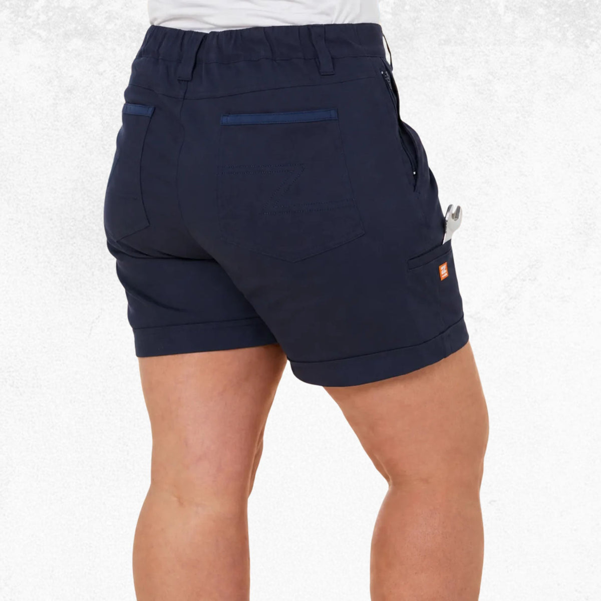 Zadie Middy Mid-Rise Shorts