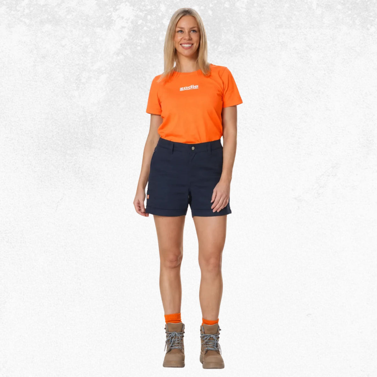 Zadie Middy Mid-Rise Shorts