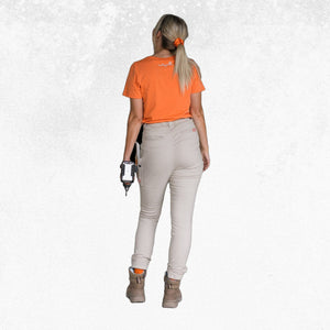 Zadie Workz High Waisted Pants Stone 3