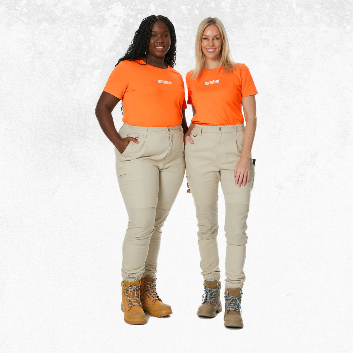 Zadie Workz High Waisted Pants Stone 5