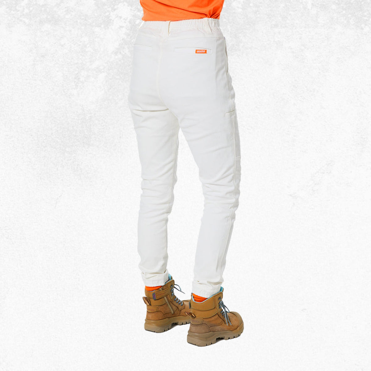 Zadie Workz High Waisted Pants White 3