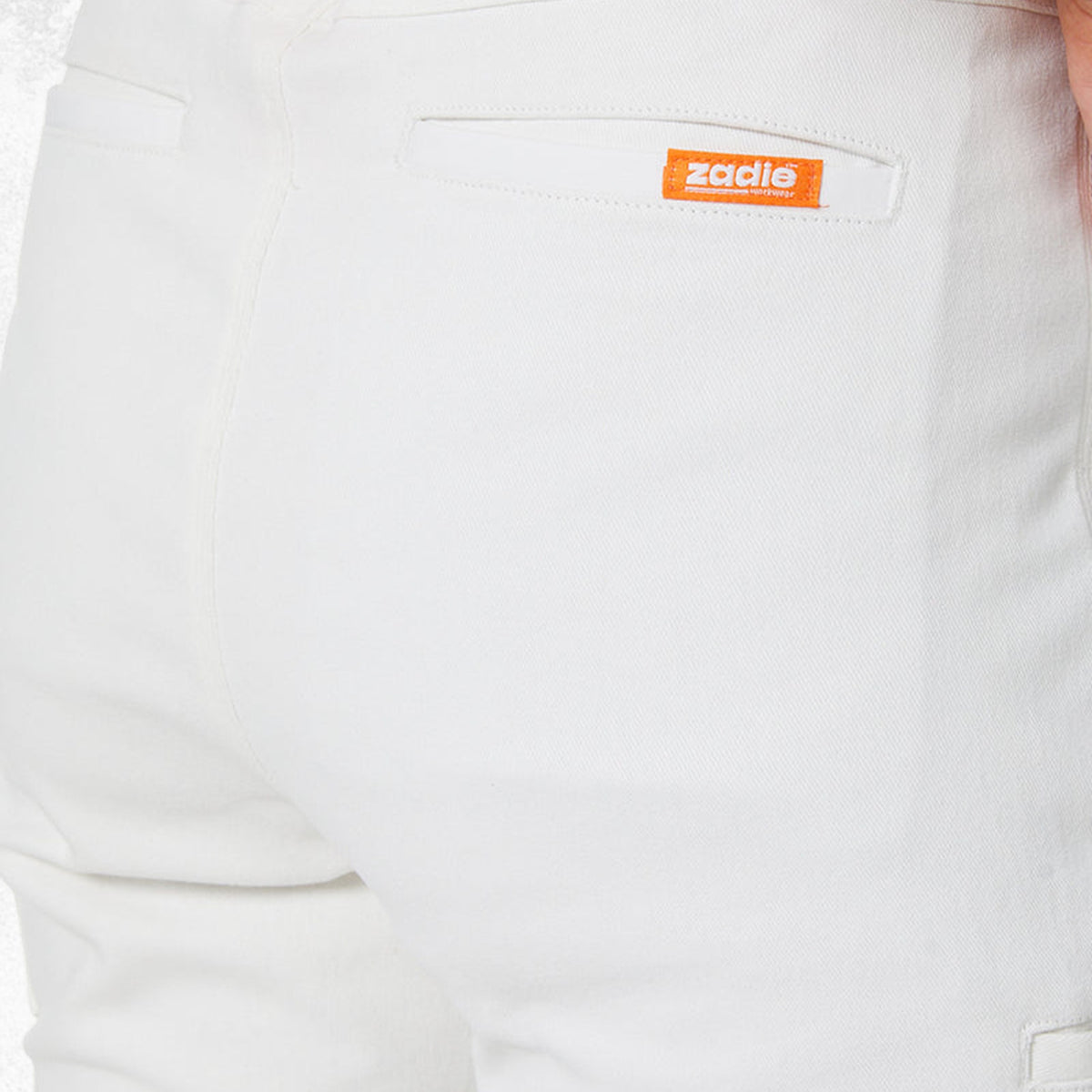 Zadie Workz High Waisted Pants White 6