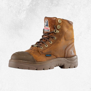 Steel Blue Argyle® Zip: Scuff Waterproof Steel Toe Boot - #312639