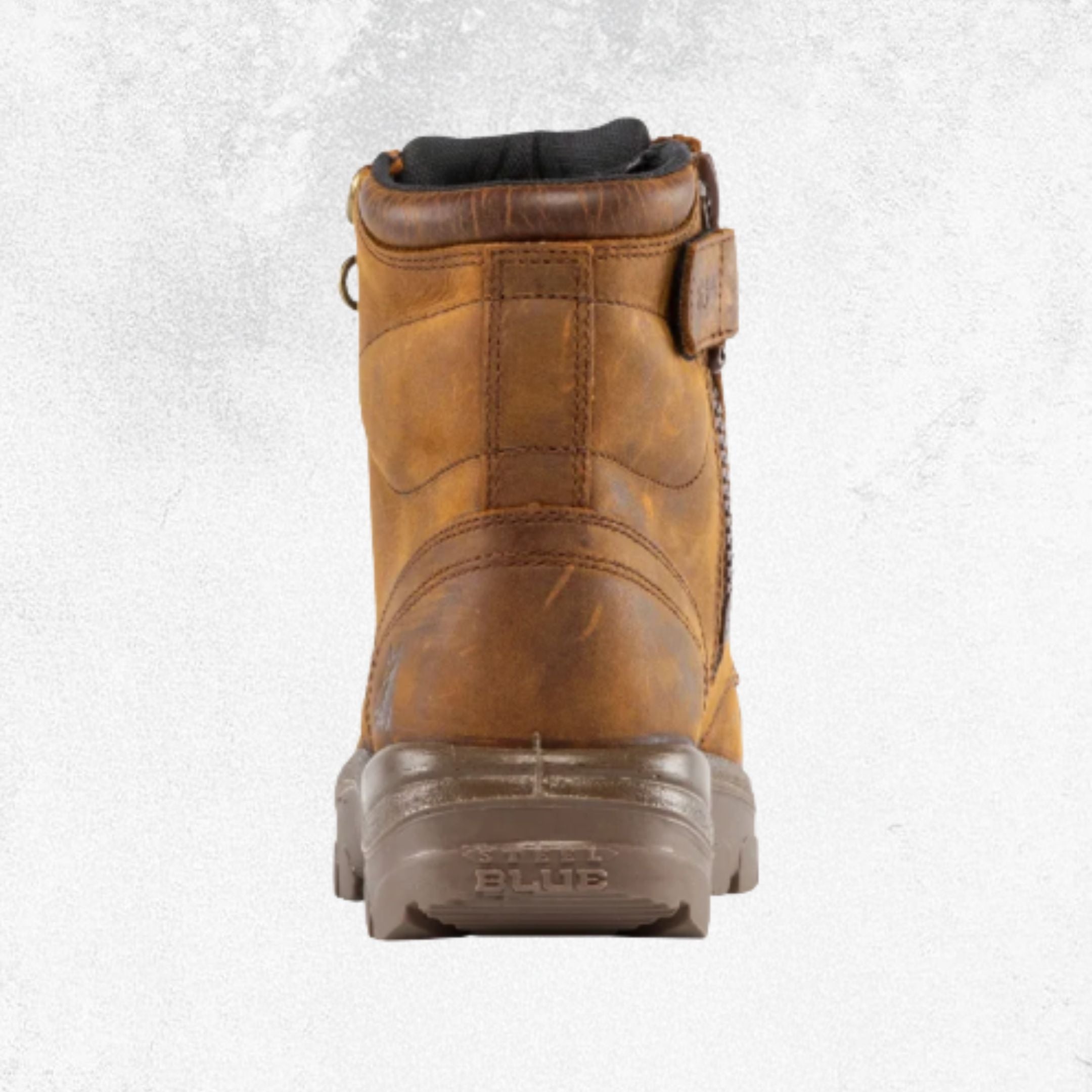 Steel Blue Argyle® Zip: Scuff Waterproof Steel Toe Boot - #312639