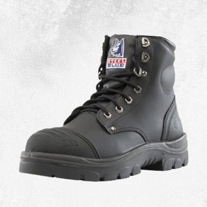 Steel Blue Argyle® Zip: Scuff Cap Steel Toe Boot - #312652
