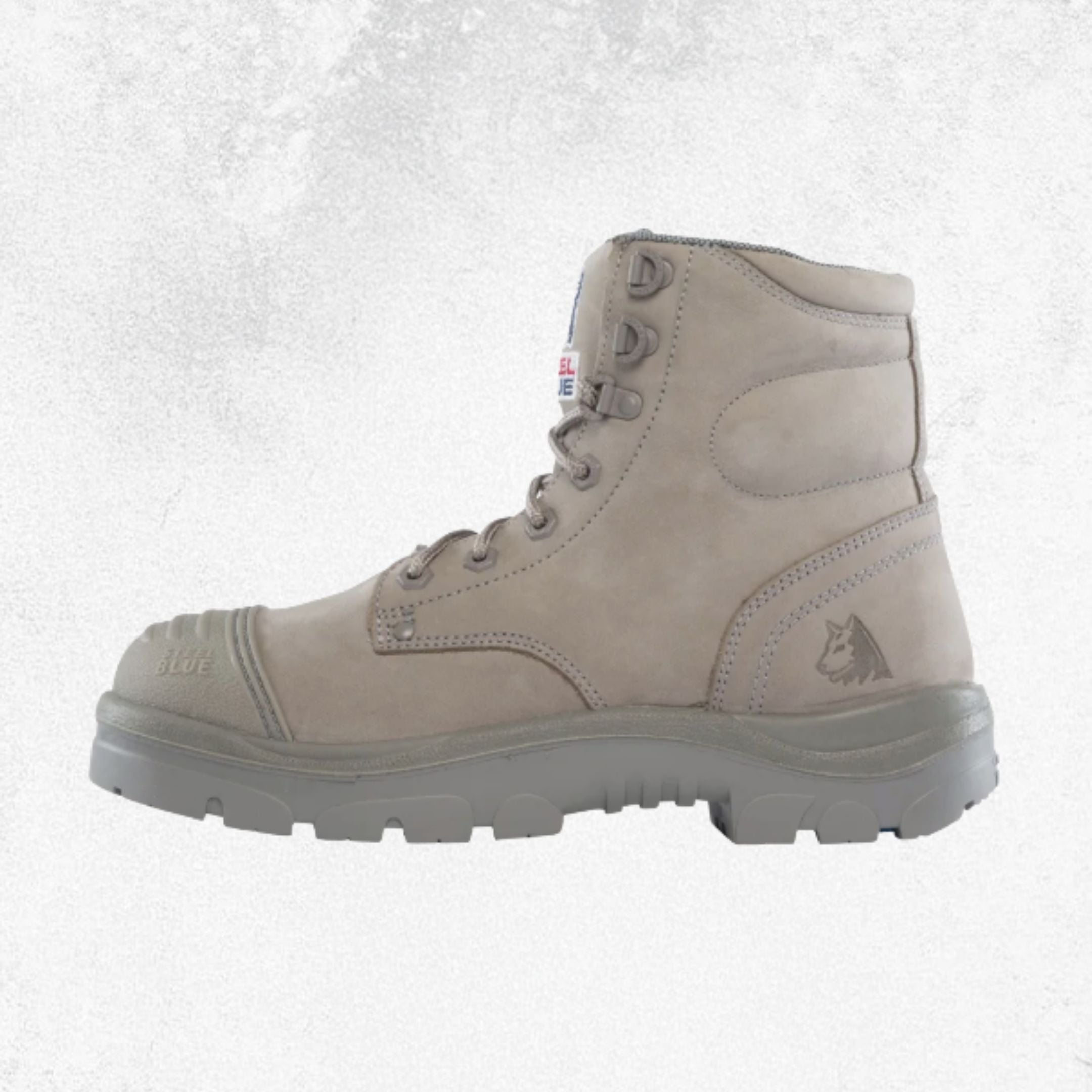 Steel Blue Argyle® Zip: Scuff Cap Steel Toe Boot - #312652
