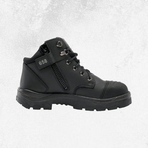 Steel Blue Parkes® Zip: Scuff Cap Steel Toe Boot - #312658