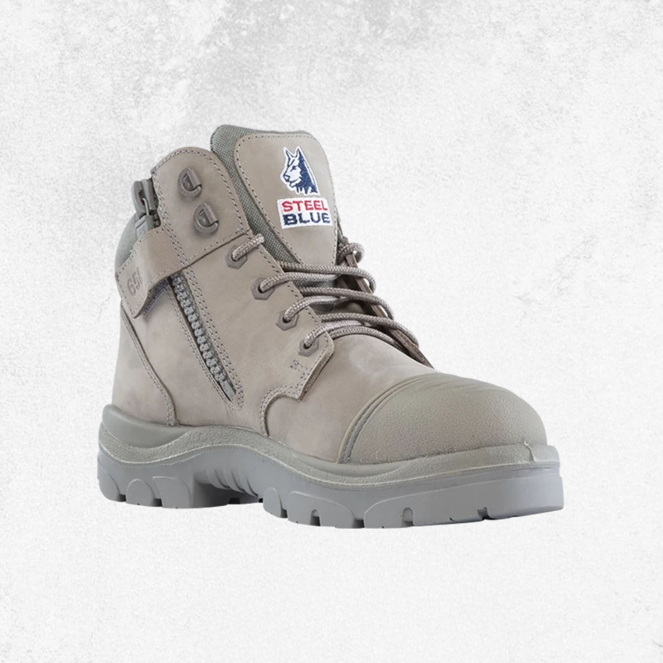 Steel Blue Parkes® Zip: Scuff Cap Steel Toe Boot - #312658