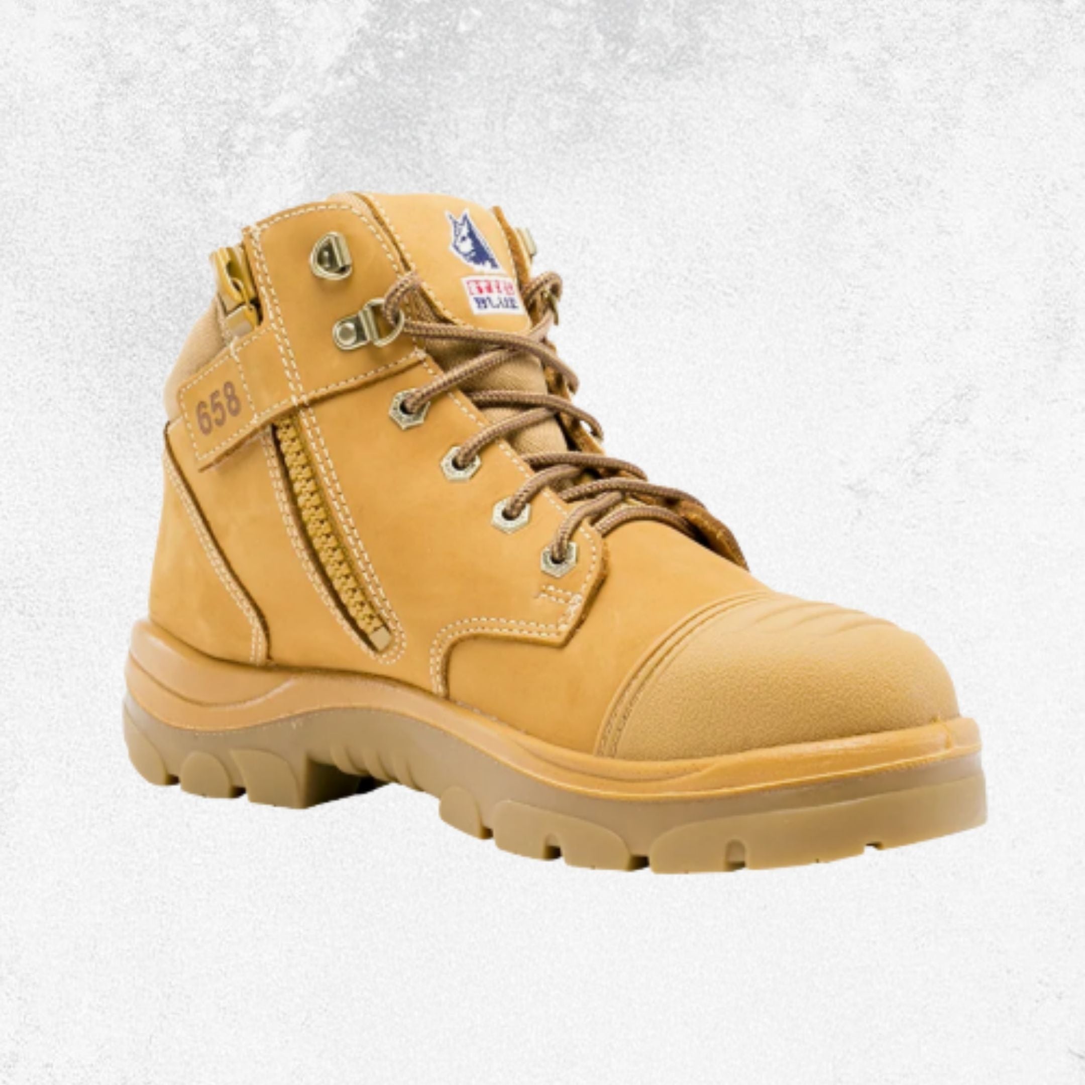 Steel Blue Parkes® Zip: Scuff Cap Steel Toe Boot - #312658