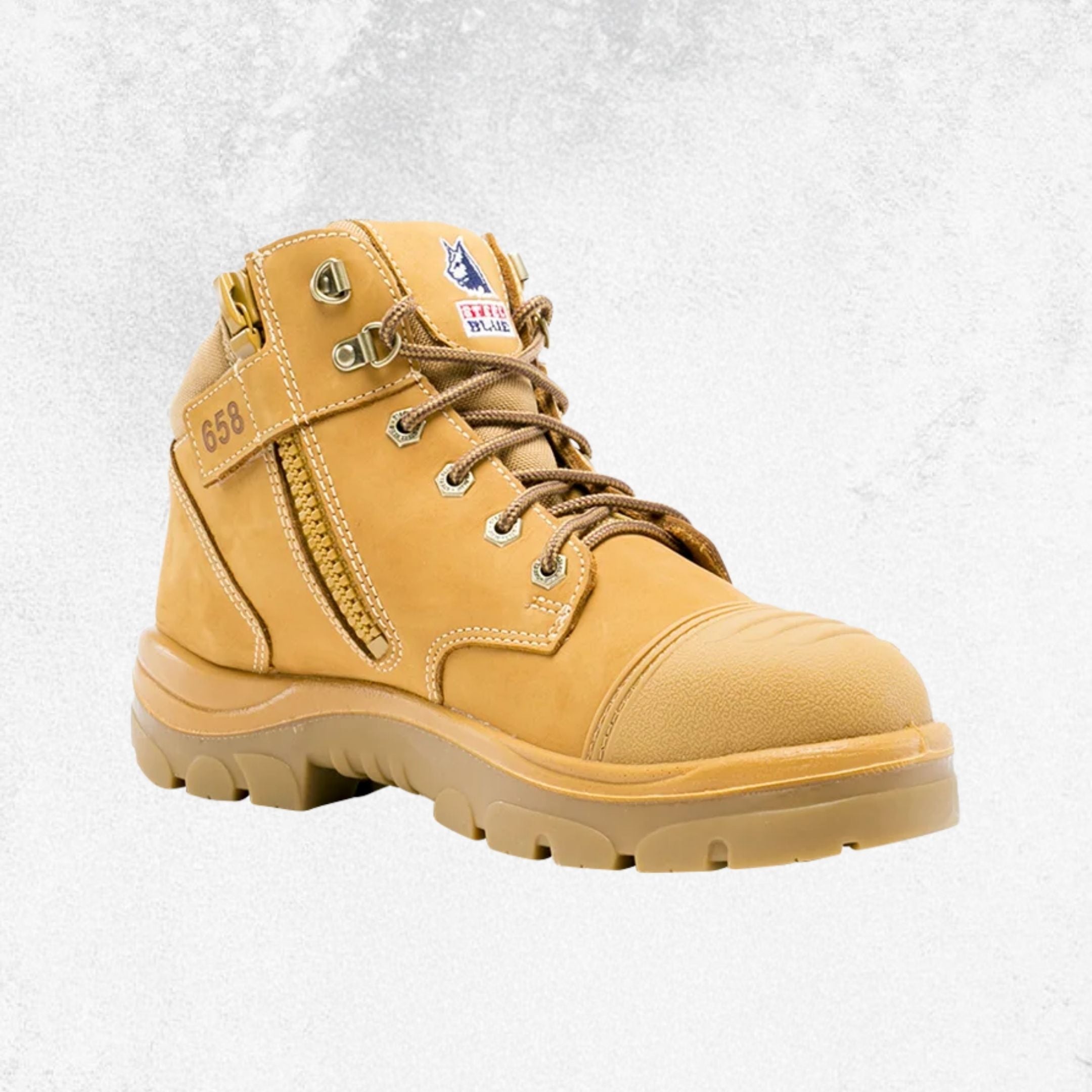 Steel Blue Parkes® Zip: Scuff Cap Steel Toe Boot - #312658