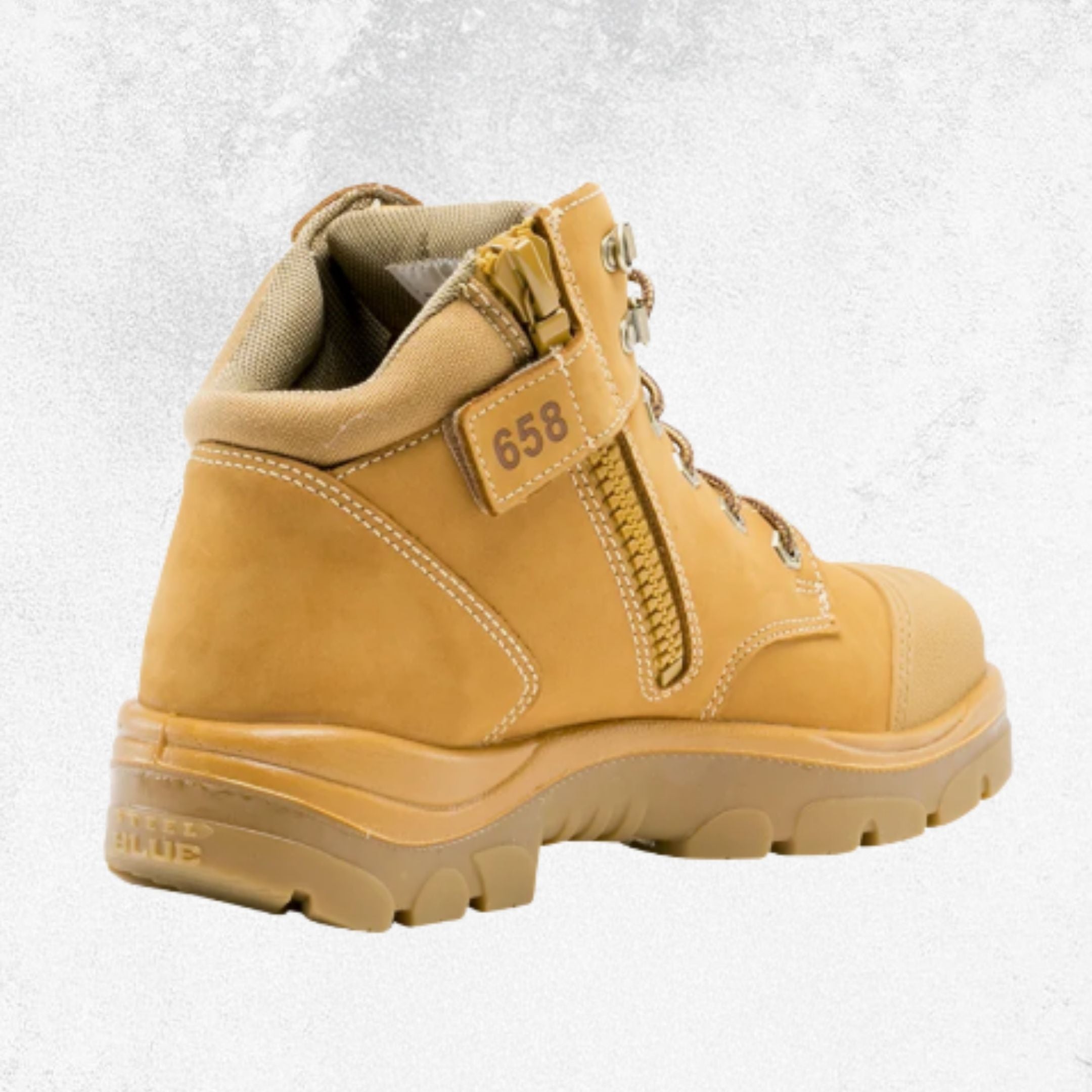 Steel Blue Parkes® Zip: Scuff Cap Steel Toe Boot - #312658